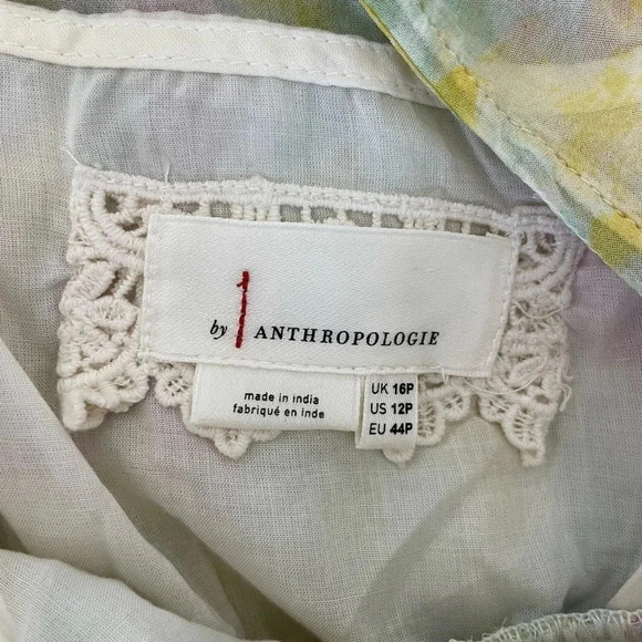 Anthropologie watercolor maxi dress - Picture 7 of 12